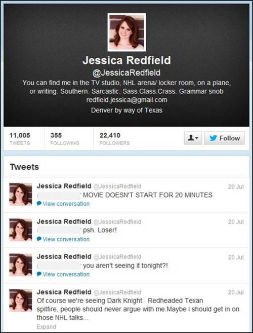 JessicaRedfield Twitter